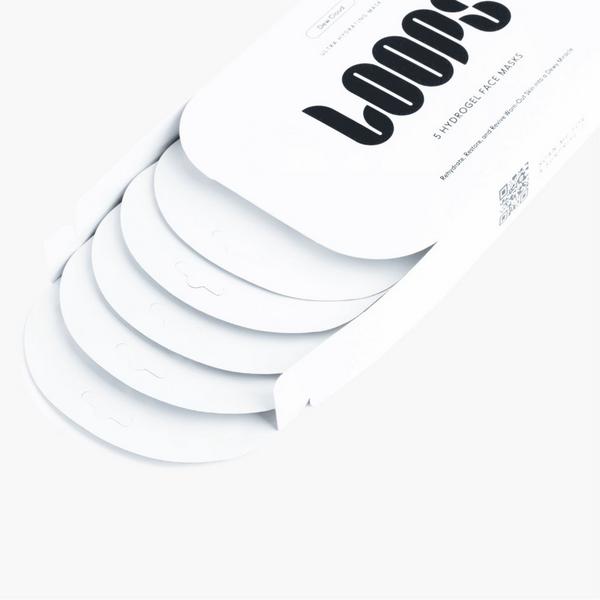 LOOPS Dew Cloud Ultra Hydrating Hydrogel Face Mask Set #2