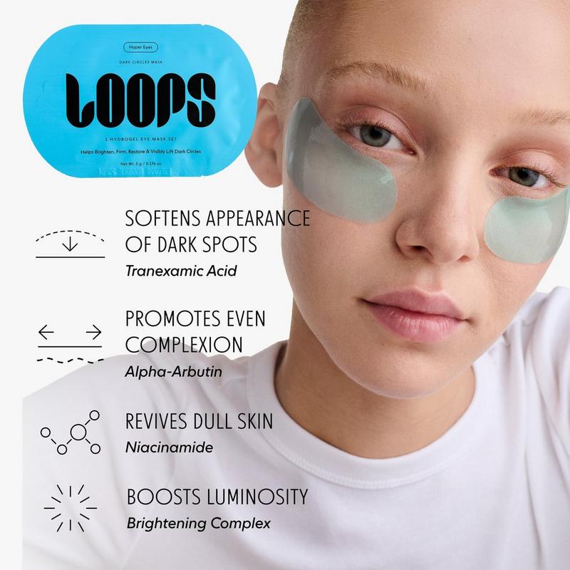 LOOPS - Fresh Face Trio Assorted Hydrogel Eye & Face Masks Set