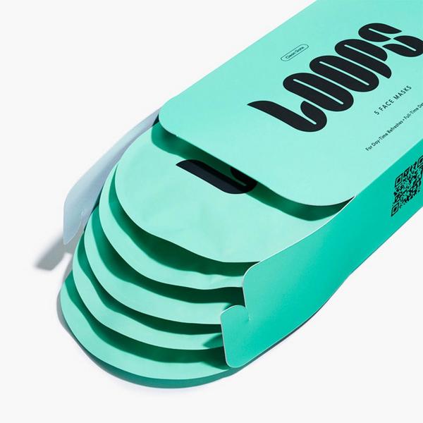 LOOPS Clean Slate Detoxifying Hydrogel Face Mask Set #2