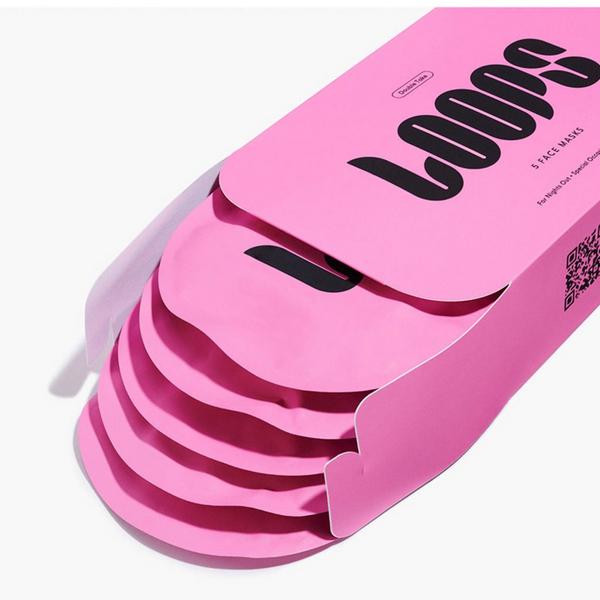 LOOPS Double Take Glow Hydrogel Face Mask Set #2