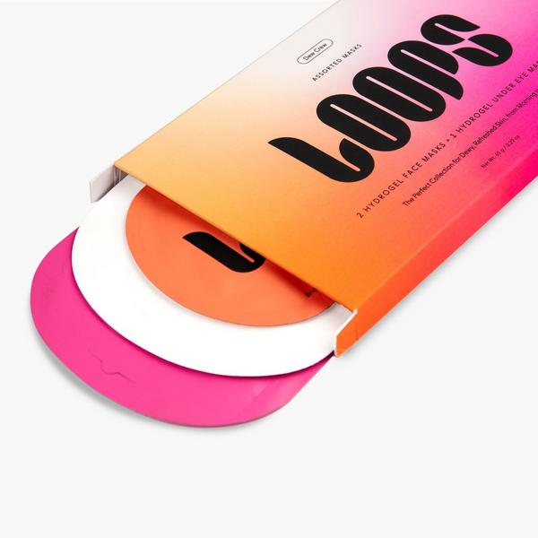LOOPS Dew Crew Assorted Hydrogel Eye & Face Masks Set #2
