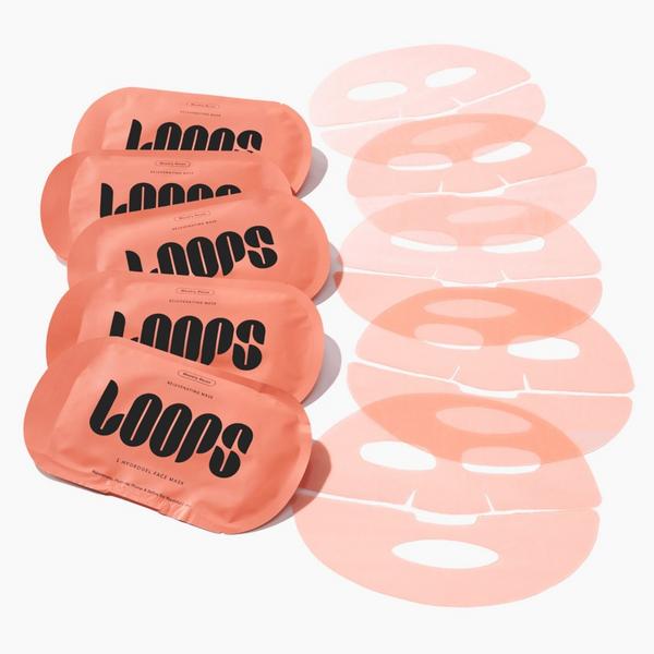 LOOPS Weekly Reset Rejuvenating Hydrogel Face Mask Set #1