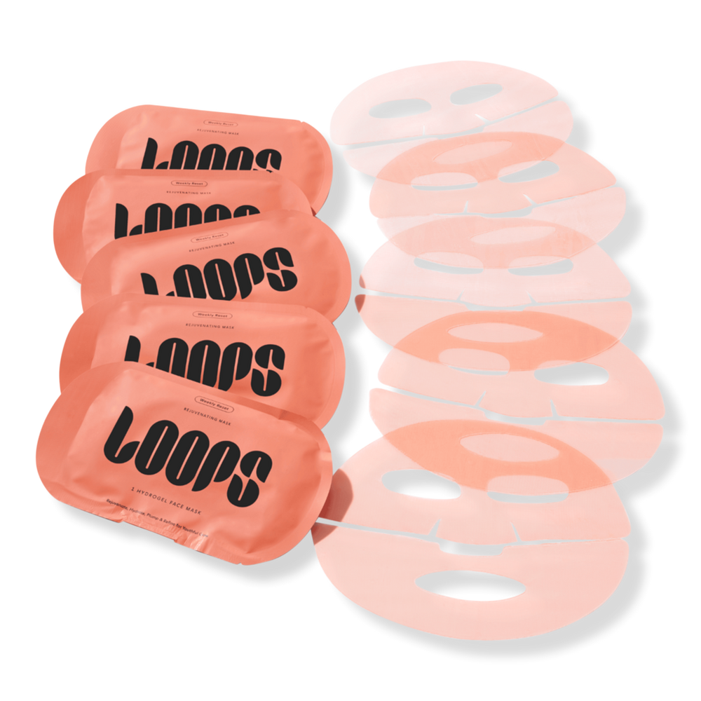 LOOPS Weekly Reset Rejuvenating Hydrogel Face Mask Set