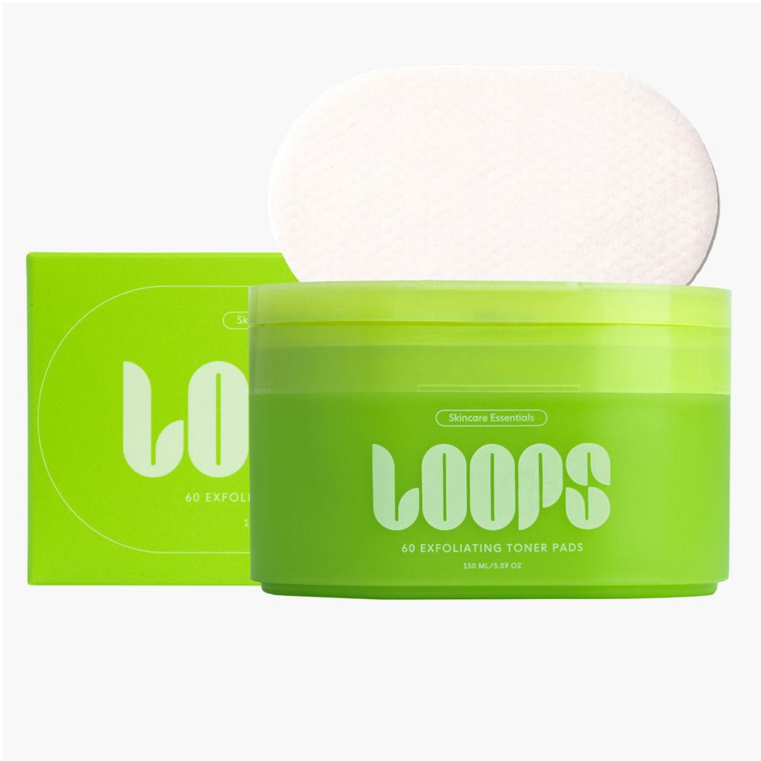 LOOPS Skincare Essentials Exfoliating Toner Pads #1