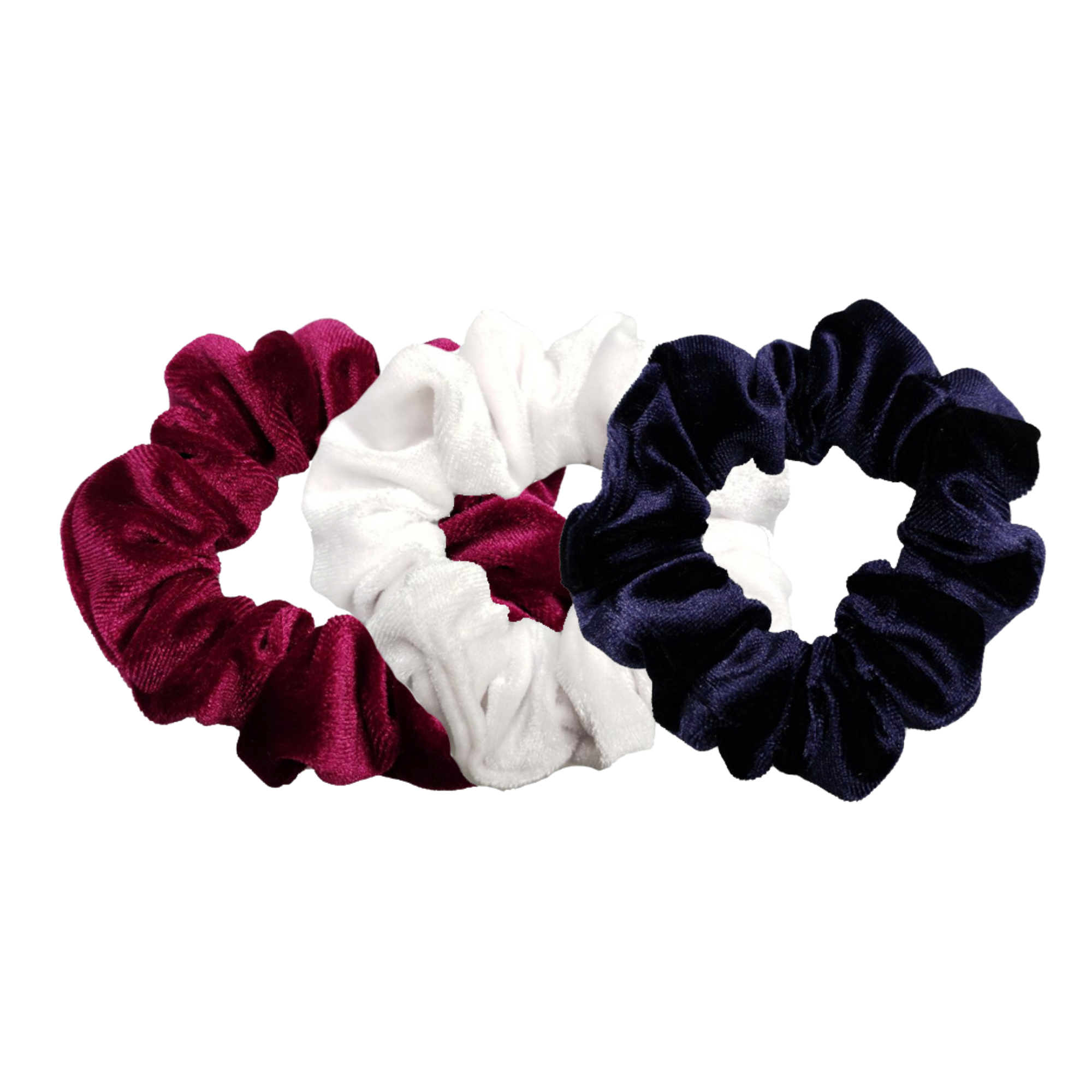 Pink Pewter Luxe Velvet Scrunchies #1