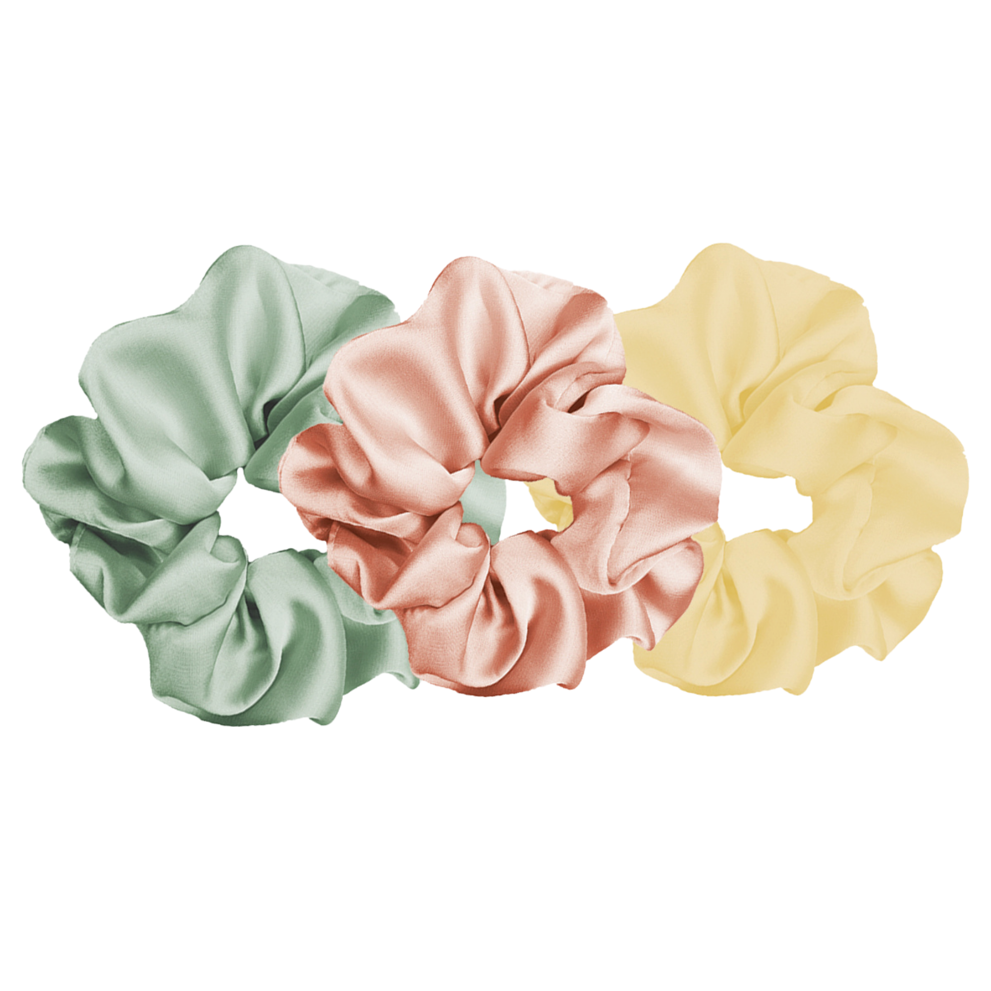 Pink Pewter Luxe Plush Scrunchies #1