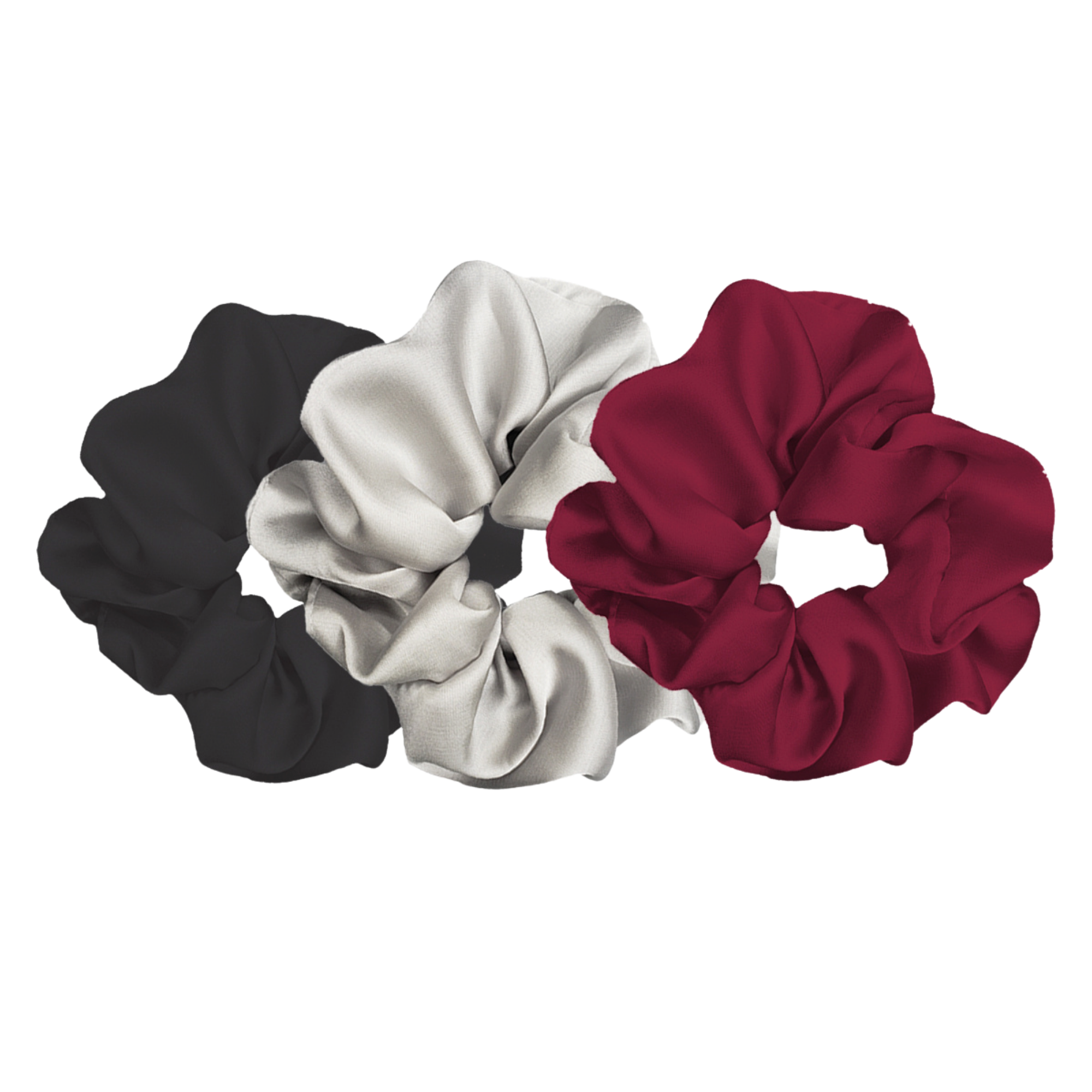 Pink Pewter Luxe Plush Scrunchies #1