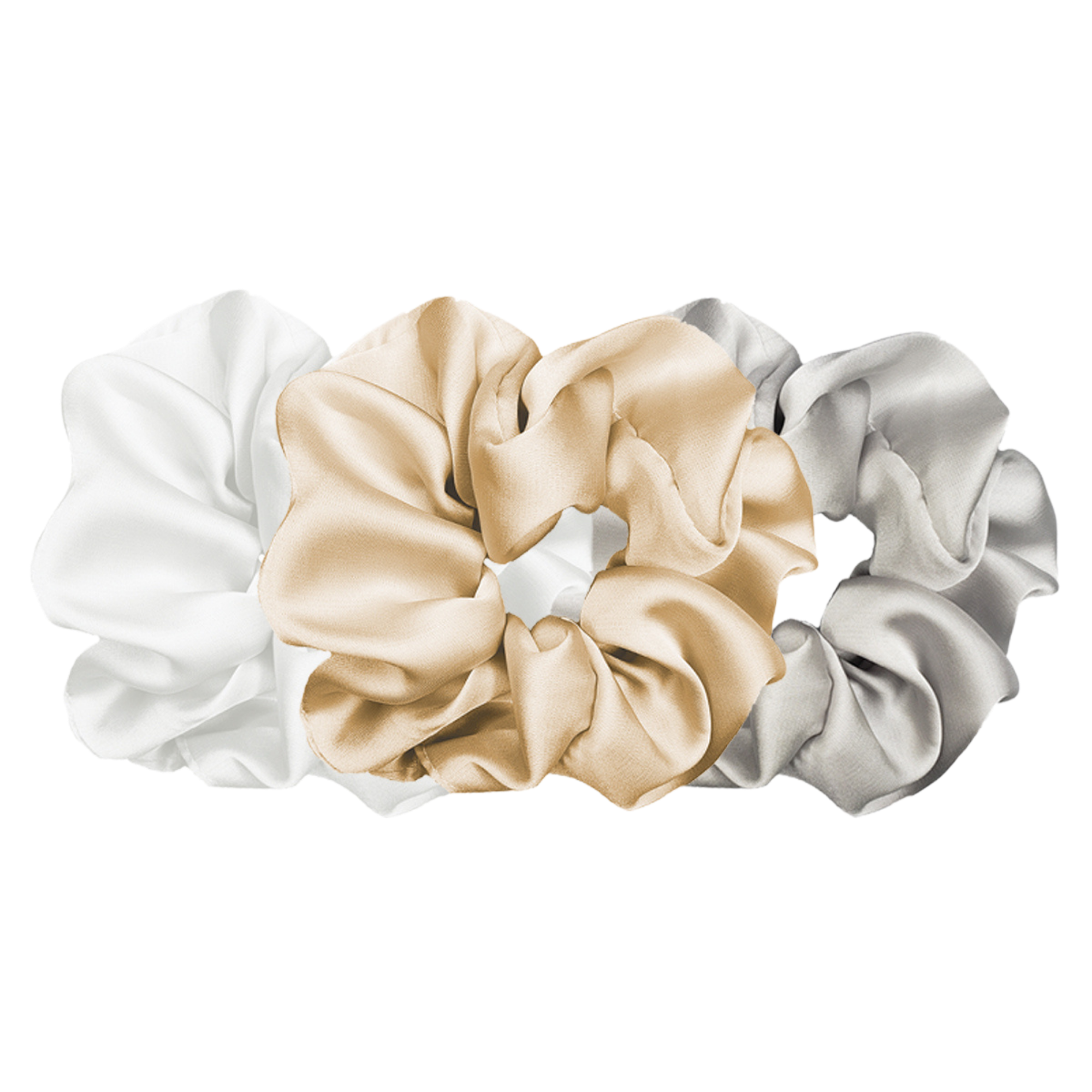 Pink Pewter Luxe Plush Scrunchies #1