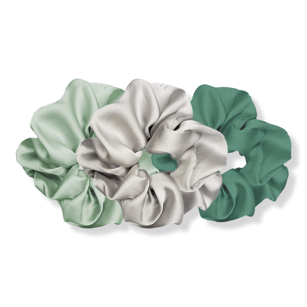 Pink Pewter Luxe Plush Scrunchies - Minty Fresh