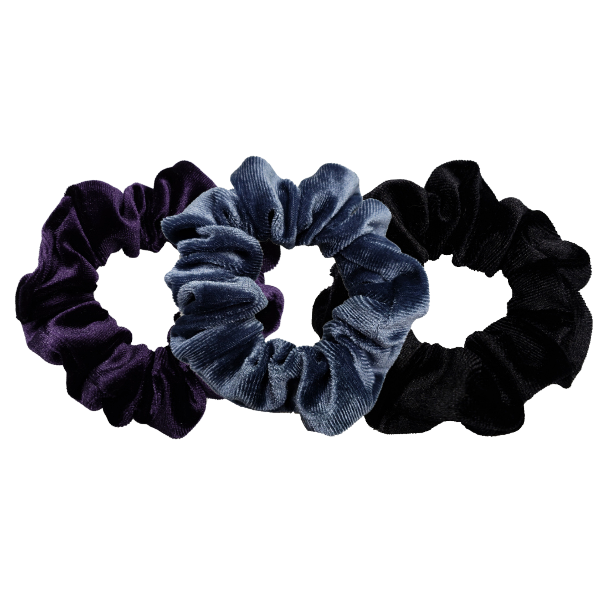 Pink Pewter Luxe Velvet Scrunchies #1