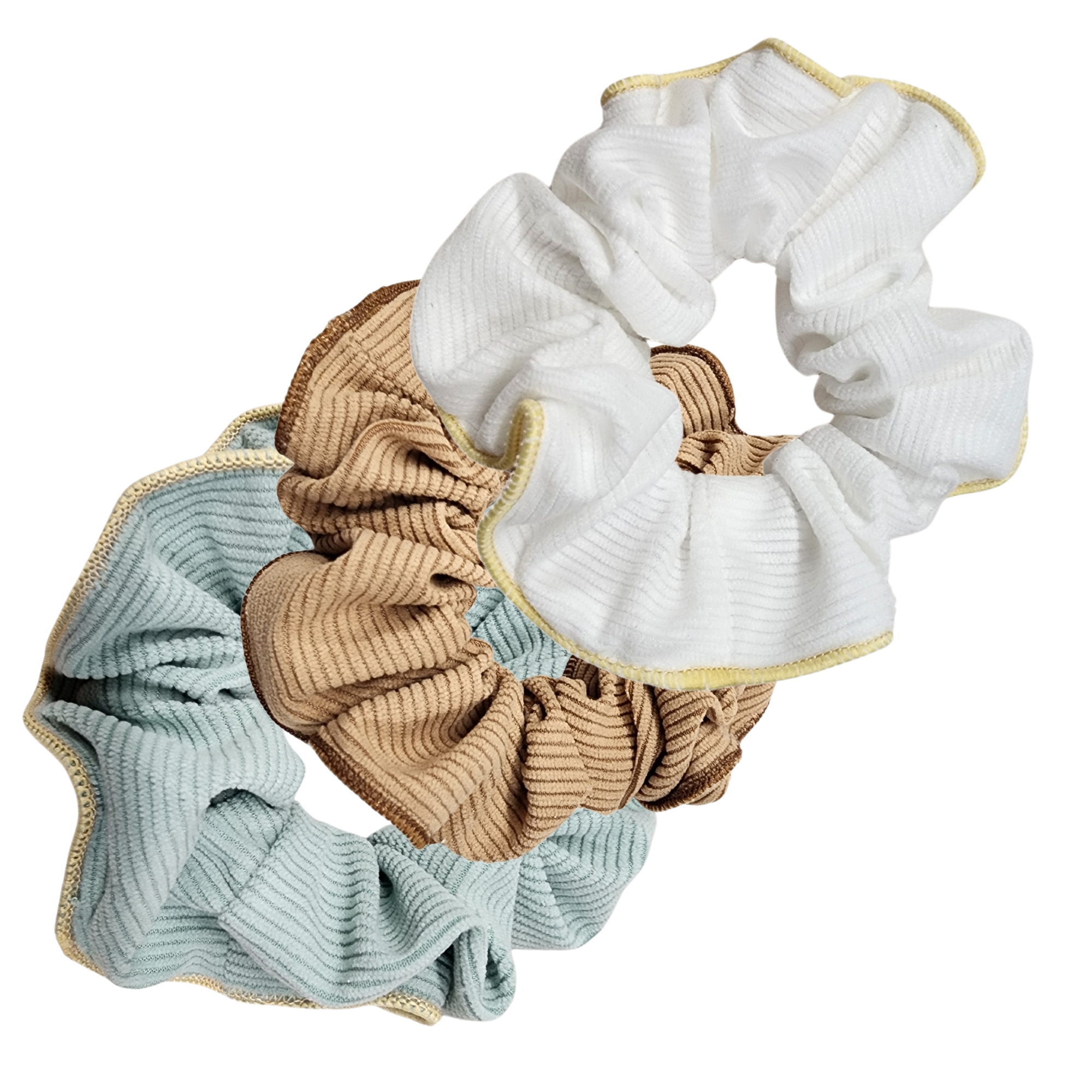 Pink Pewter Harmony Linen Scrunchie Pack #1