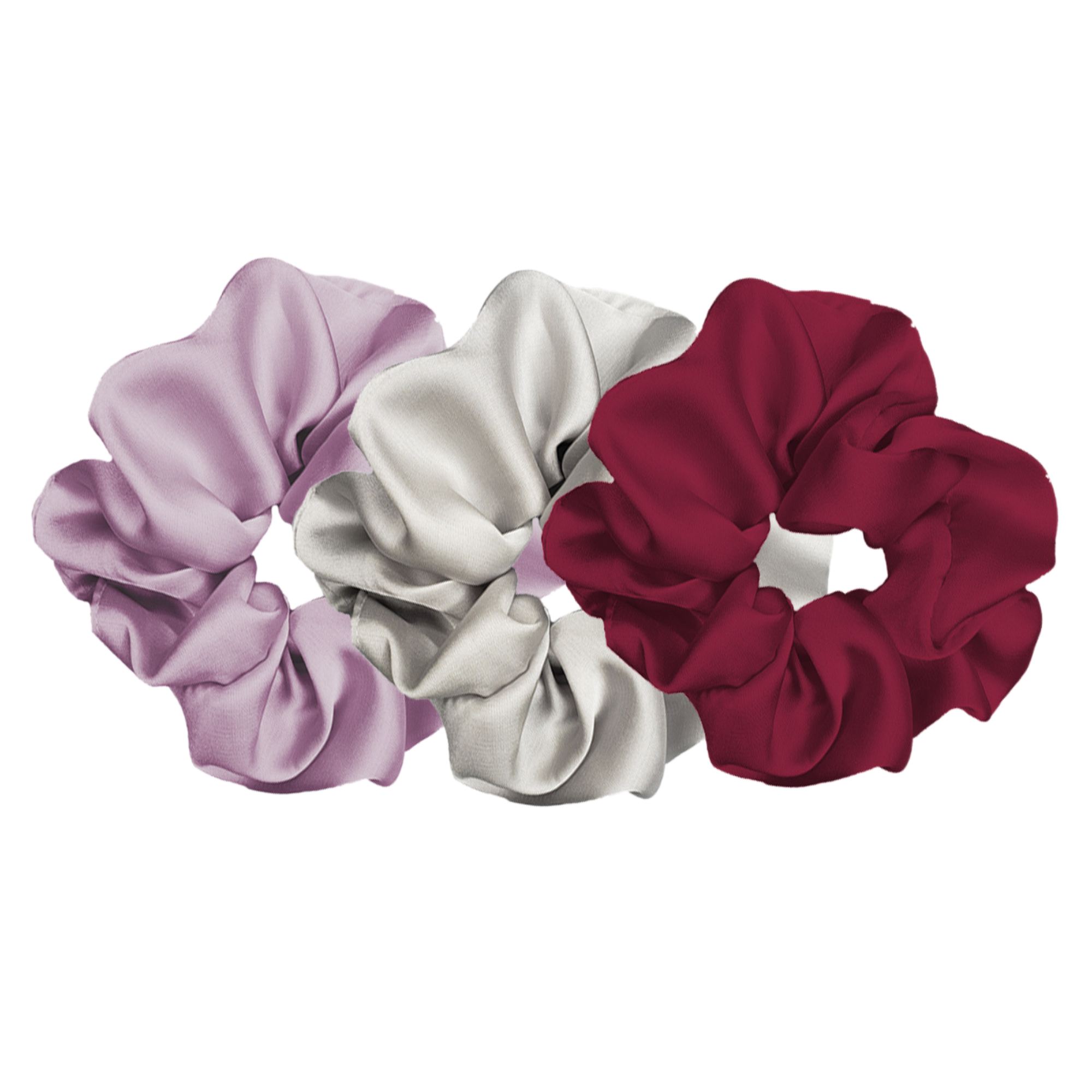 Pink Pewter Luxe Plush Scrunchies #1