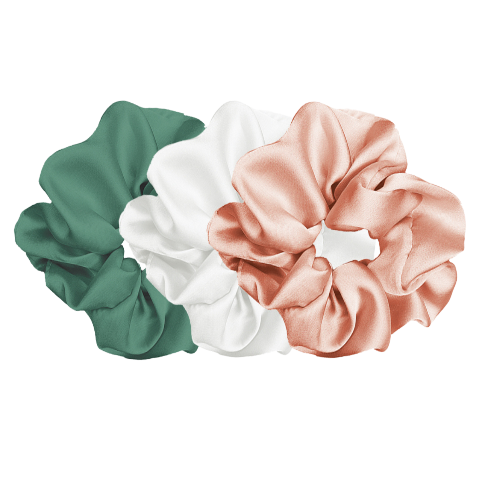 Pink Pewter Luxe Plush Scrunchies #1