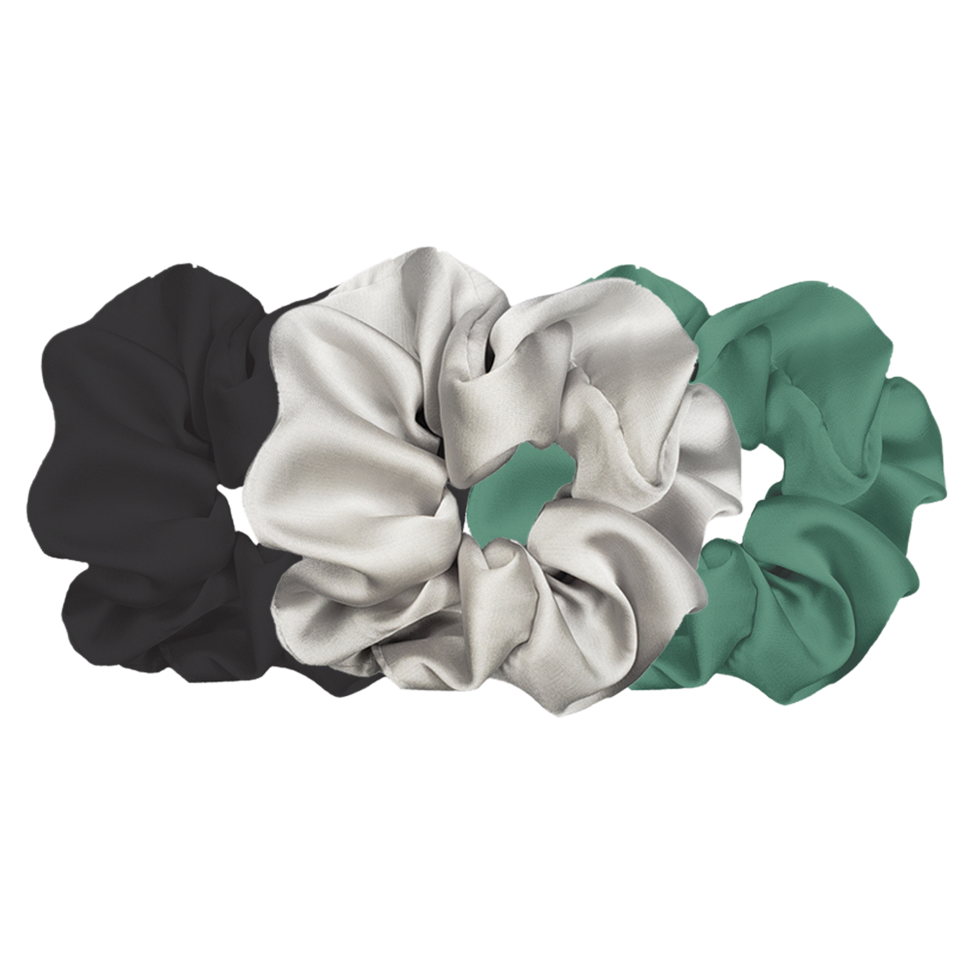 Pink Pewter Luxe Plush Scrunchies #1