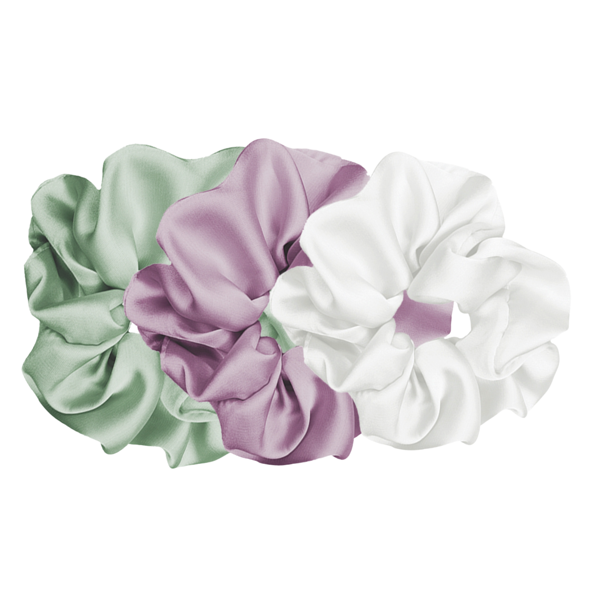 Pink Pewter - Silver Mist Luxe Plush Scrunchies | Ulta Beauty
