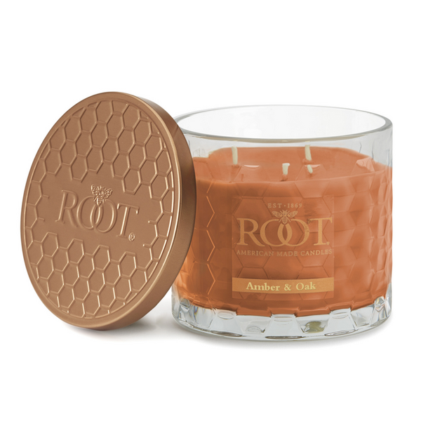 Root Candles Legacy Collection Luxury Scented Candle - Amber & Oak #1