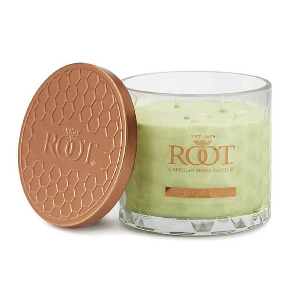 Root Candles Legacy Collection Luxury Scented Candle - Tea Leaf & Honey #1