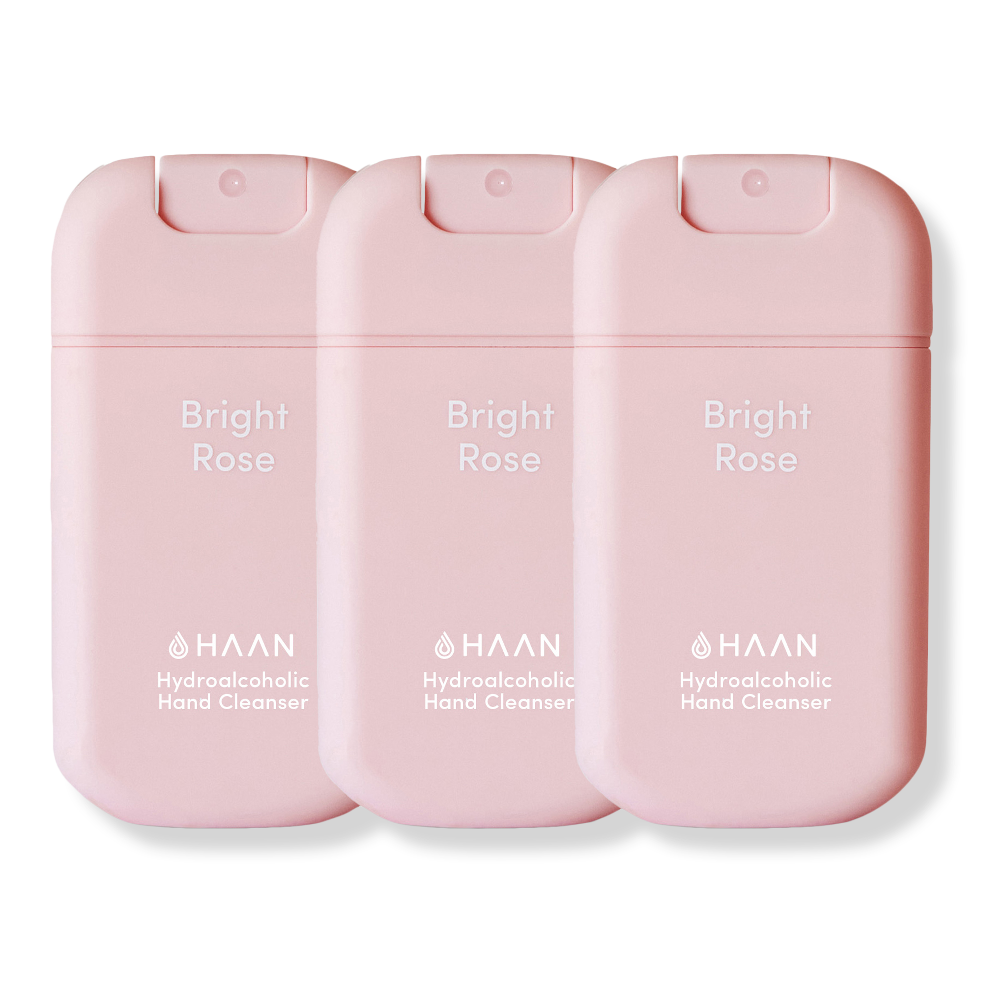 HAAN Hand Sanitizer Bright Rose for Unisex 3pc Set #1