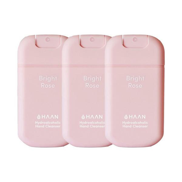 HAAN Hand Sanitizer Bright Rose for Unisex 3pc Set #7