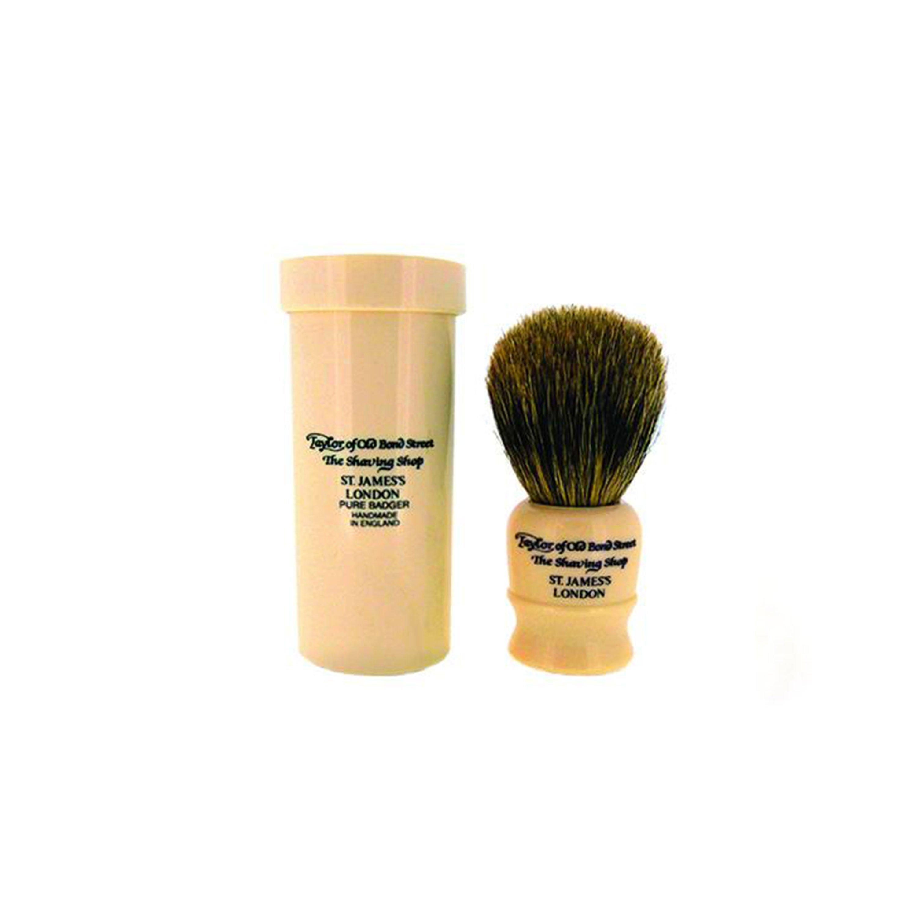 Taylor of Old Bond Street Pure Badger Travel Shaving Brush #1