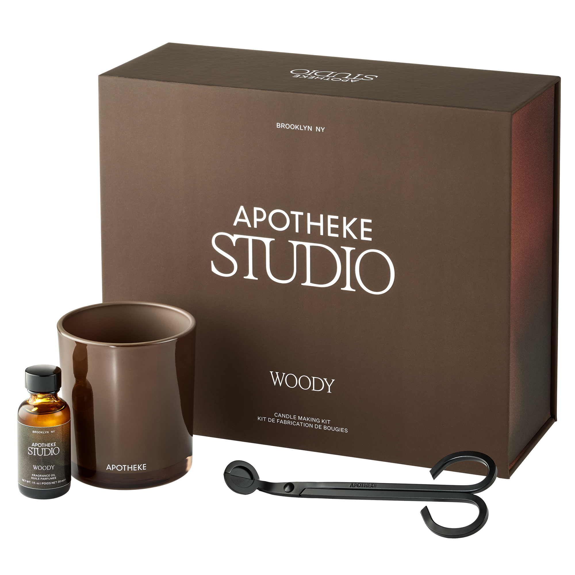 APOTHEKE Woody Candle Making Kit #1