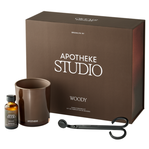 APOTHEKE Woody Candle Making Kit #1