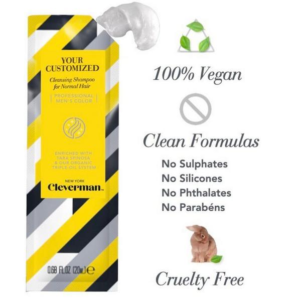 Cleverman Men's Cleansing Shampoo for Normal Hair 5-Pack #2