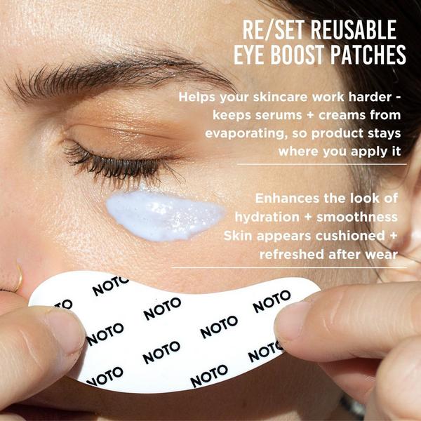 NOTO Botanics Re/Set Reusable Eye Boost 100% Silicone Patches #2