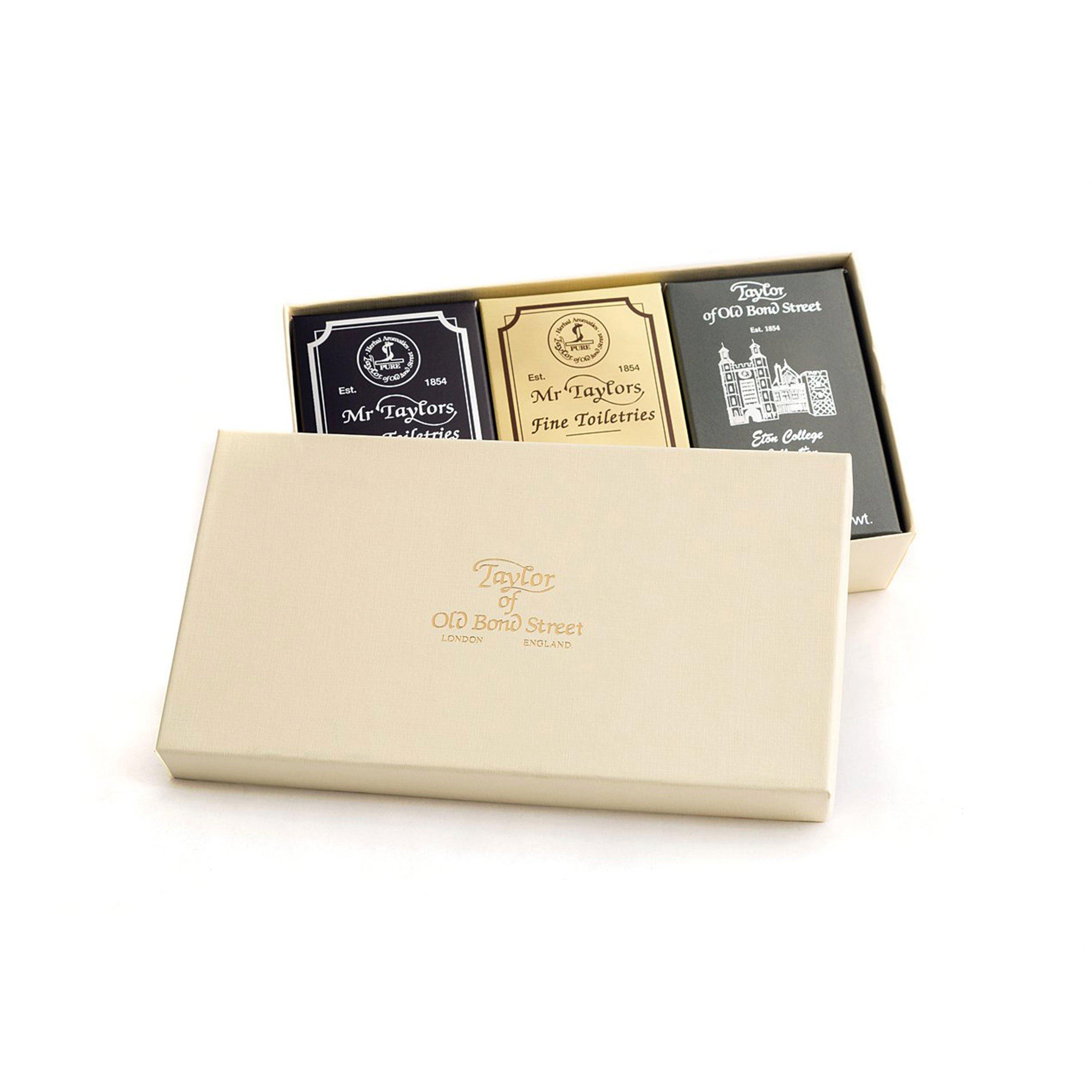 Taylor of Old Bond Street Mixed Bath Soap Gift Box #1