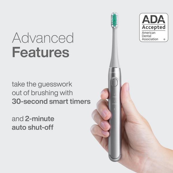 AquaSonic Icon Rechargeable Electric Toothbrush with Magnetic Holder & Travel Case #6