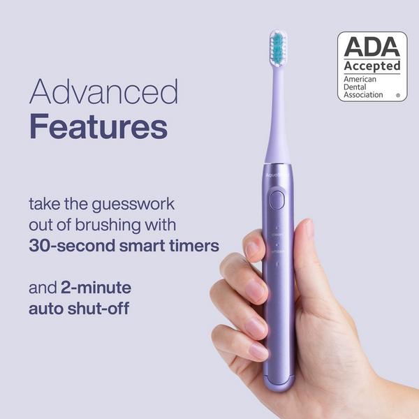 AquaSonic Icon Rechargeable Electric Toothbrush with Magnetic Holder & Travel Case #6