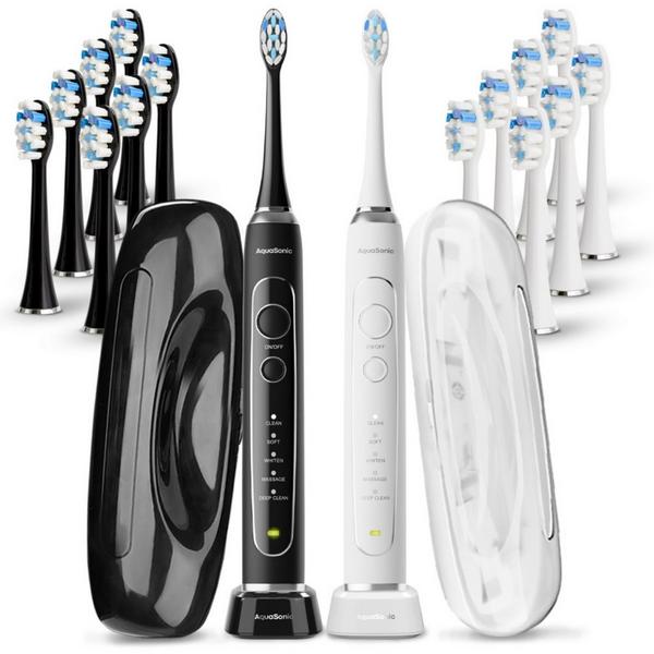 AquaSonic Elite Duo Rechargeable Electric Toothbrush Set #2