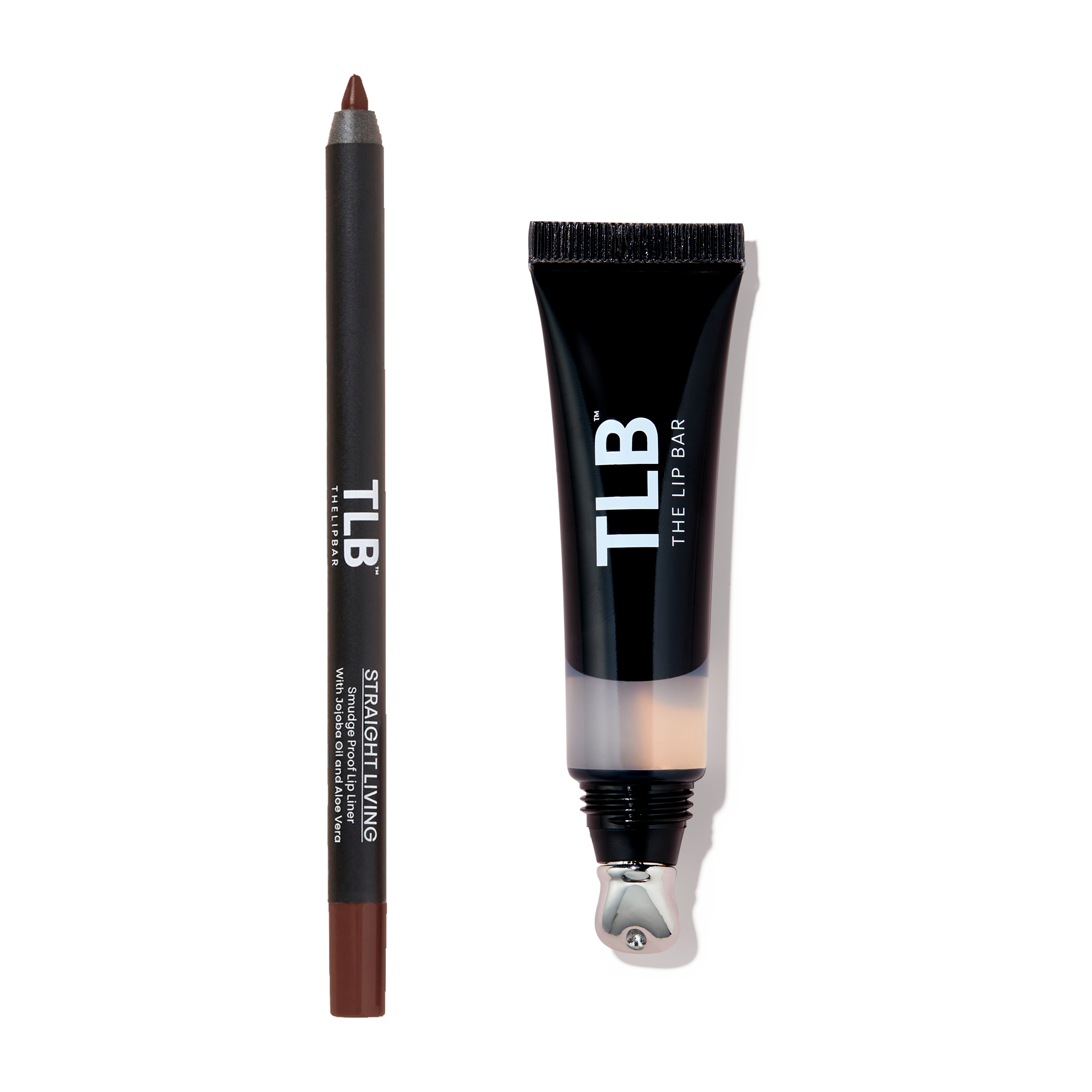The Lip Bar 4K High Shine Gloss and Straight Line Lip Liner Set #1