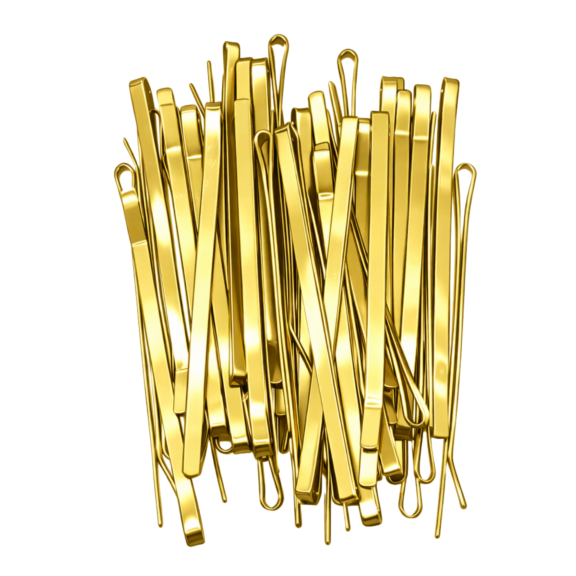 Pink Pewter Professional Flat Metal Styling Bobby Pins in Storage Case #1