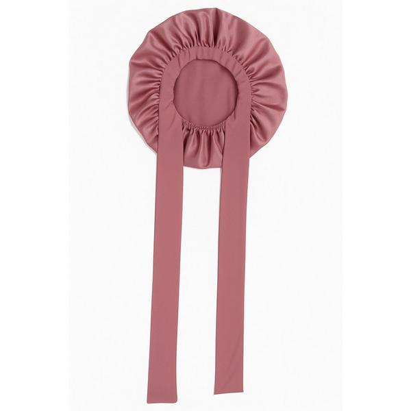 Pink Pewter Satin Luxe Double-Lined Hair Bonnet #2