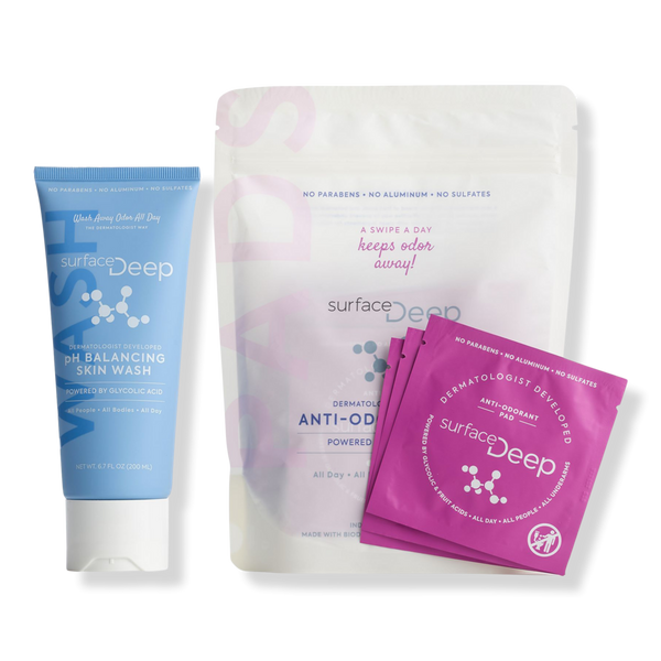 Surface Deep Deodorant Wipes and pH Balancing Skin Wash Kit #1