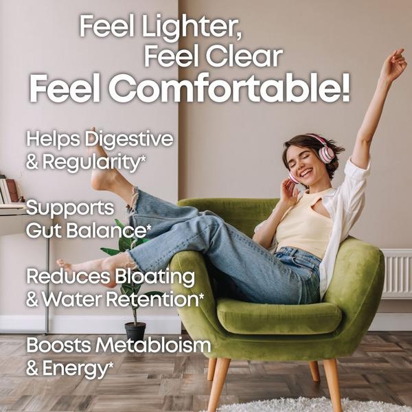 Her Own Debloat Gummies + Cleanse Capsules: Digestive Support & Bloat Relief Bundle #2