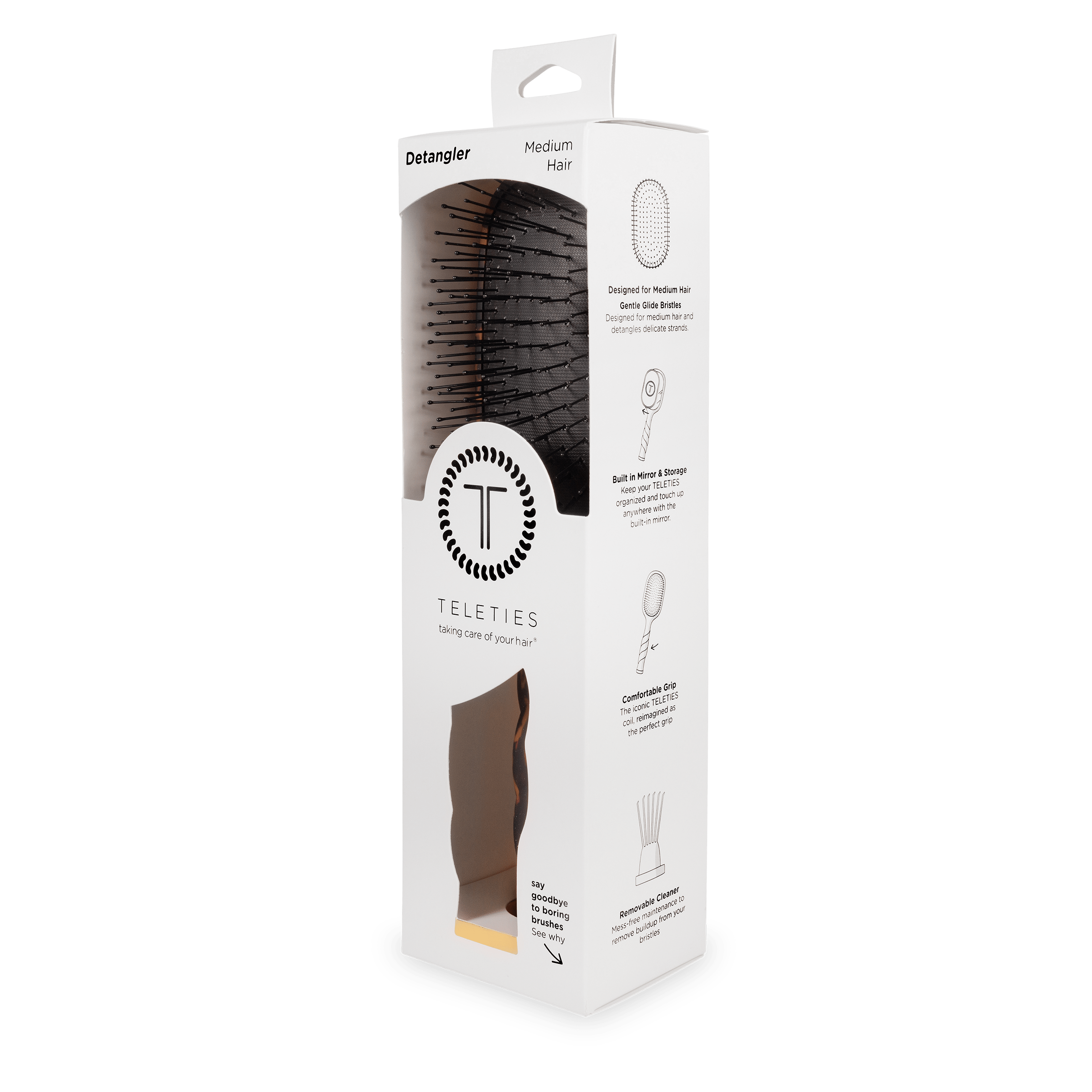 Detangler Hair Brush for Medium Hair - thumbnail 6