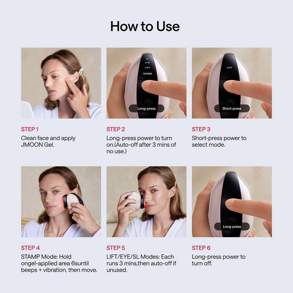 Ulike JMOON Microcurrent & LED Facial Toning Device #7