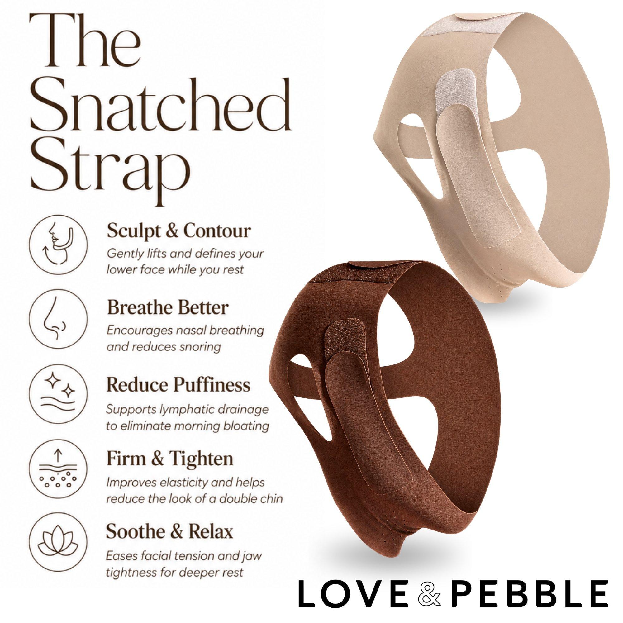 Ремень для подтяжки подбородка Love & Pebble Snatched, цвет: Коричневый — фото 4