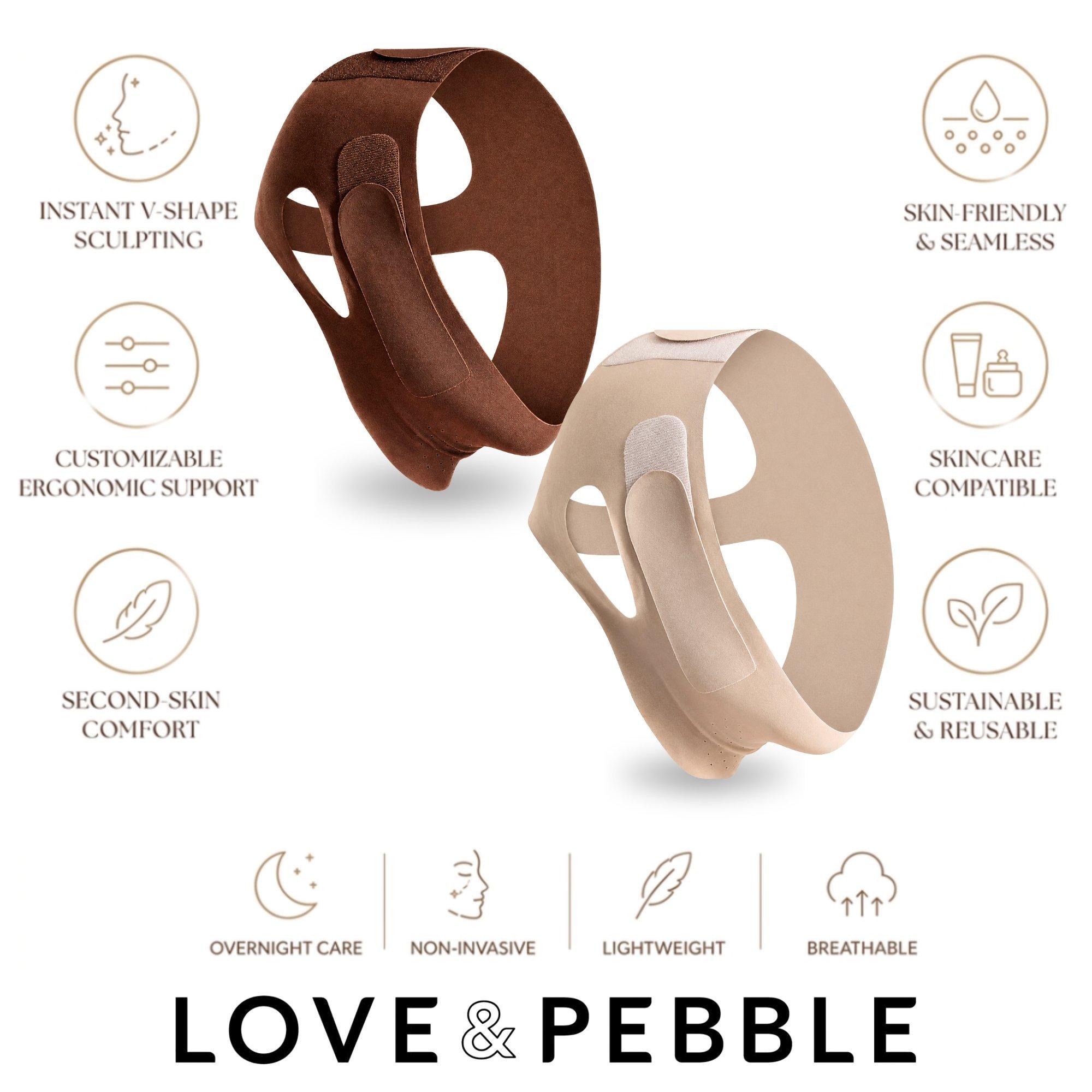 Ремень для подтяжки подбородка Love & Pebble Snatched, цвет: Коричневый — фото 5