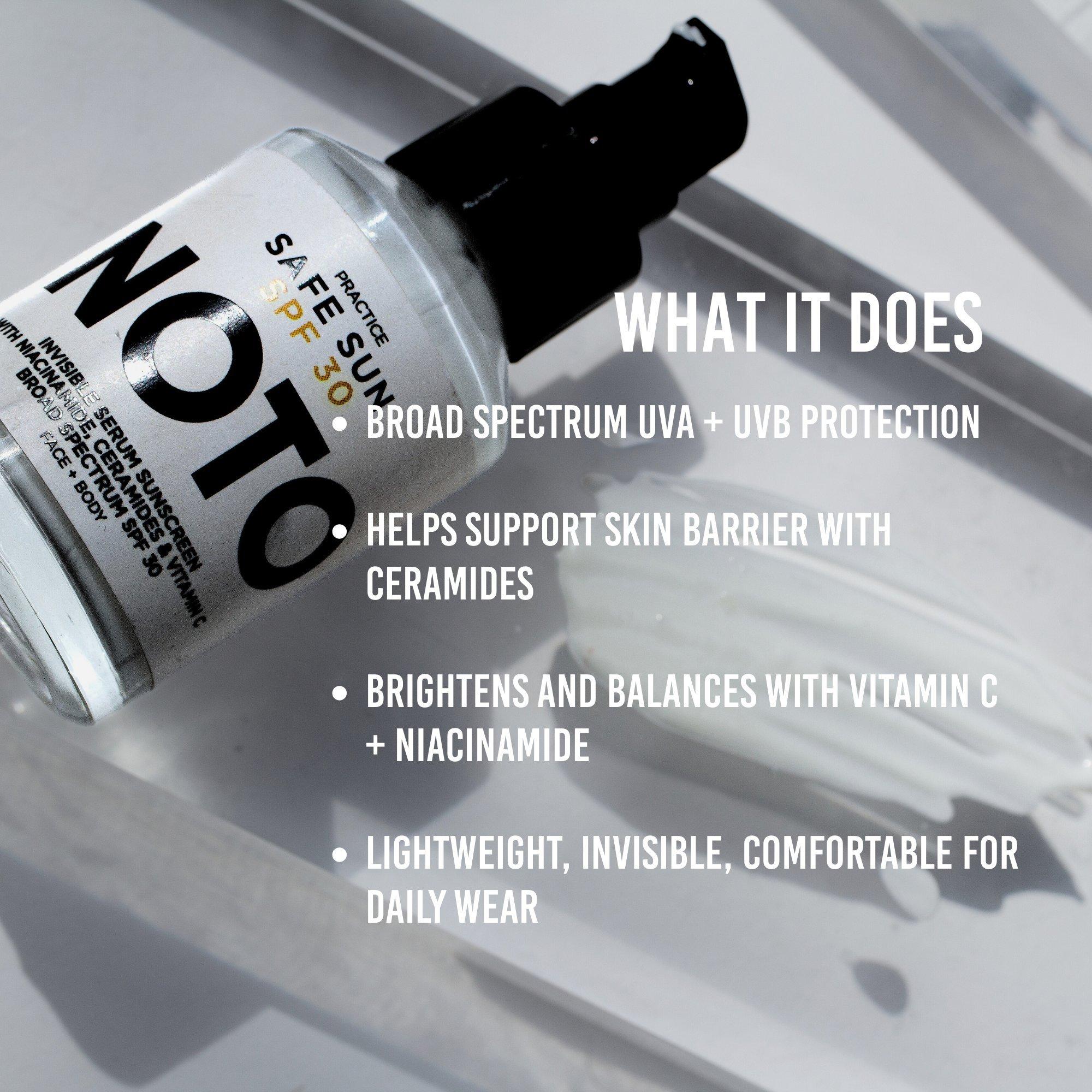 Невидимая солнцезащитная сыворотка Noto Botanics Safe Sun SPF 30 — фото 5