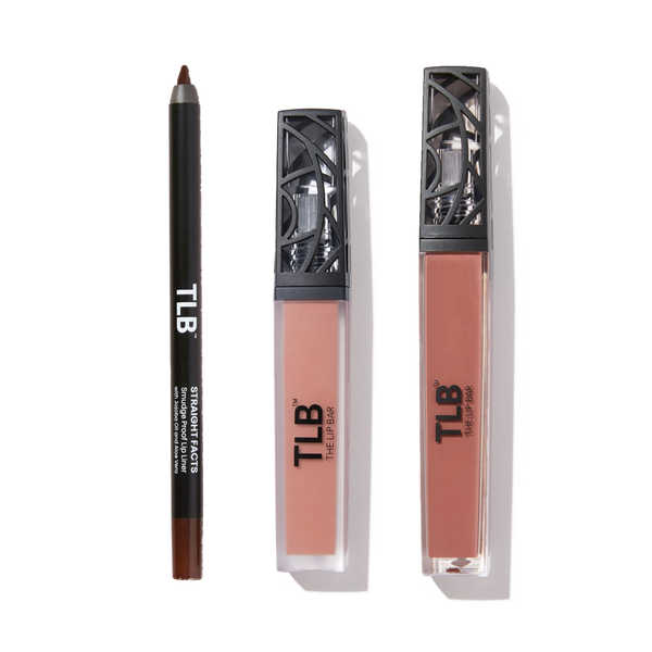 The Lip Bar Nonstop Liquid Matte Lipstick, Gloss Up Sheer Finish Gloss & Lip Liner Set #1