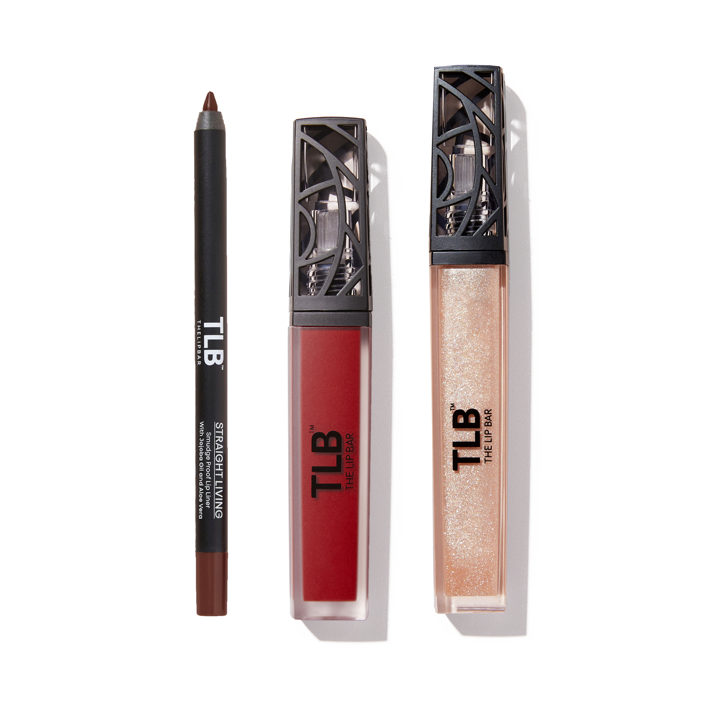 The Lip Bar Nonstop Liquid Matte Lipstick, Gloss Up Sheer Finish Gloss & Lip Liner Set #1