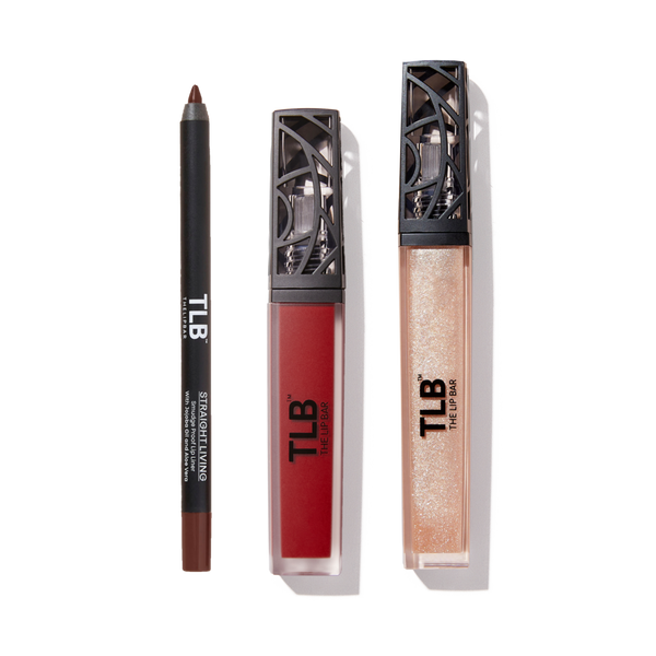 The Lip Bar Nonstop Liquid Matte Lipstick, Gloss Up Sheer Finish Gloss & Lip Liner Set #1