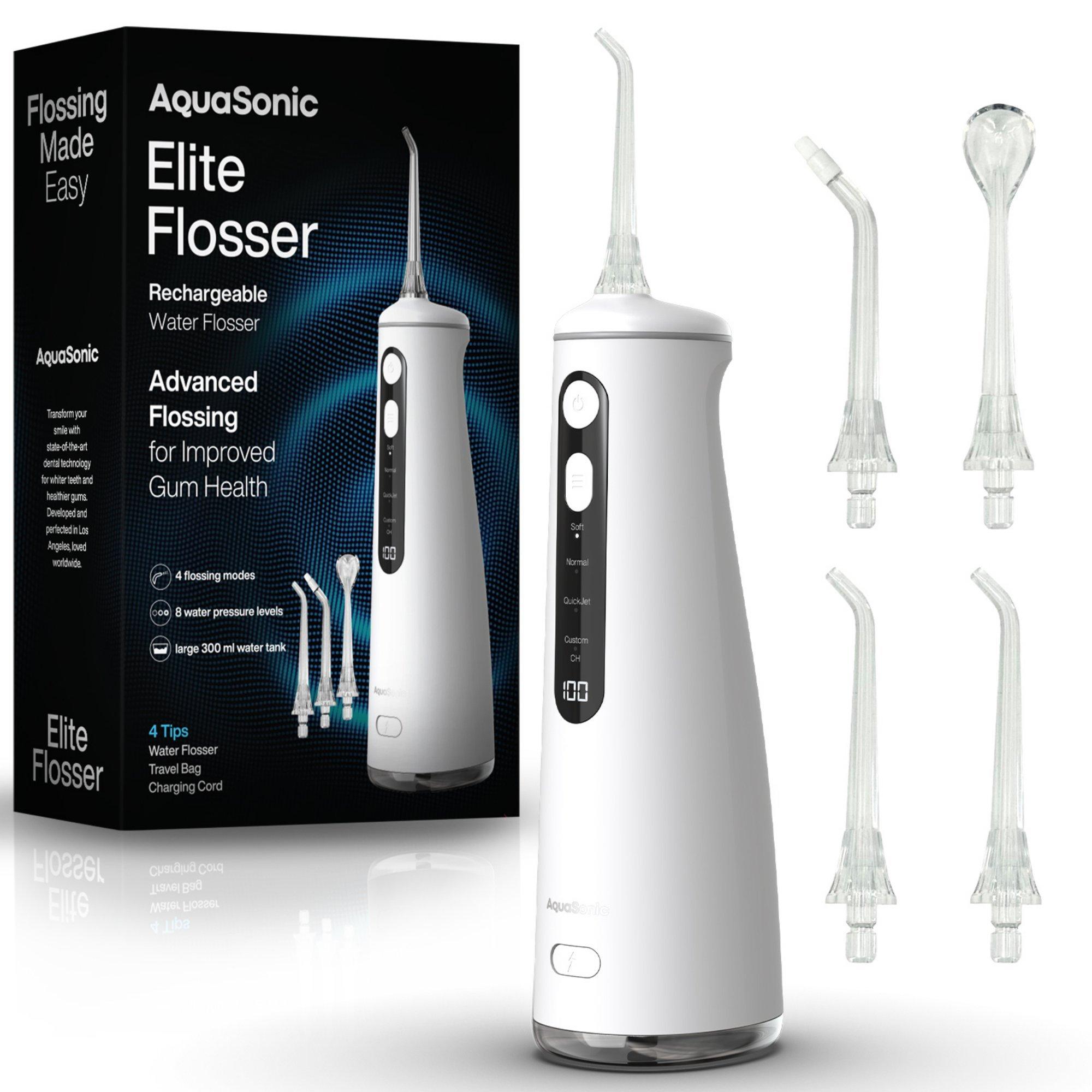 AquaSonic Elite Rechargeable Water Flosser Set #1