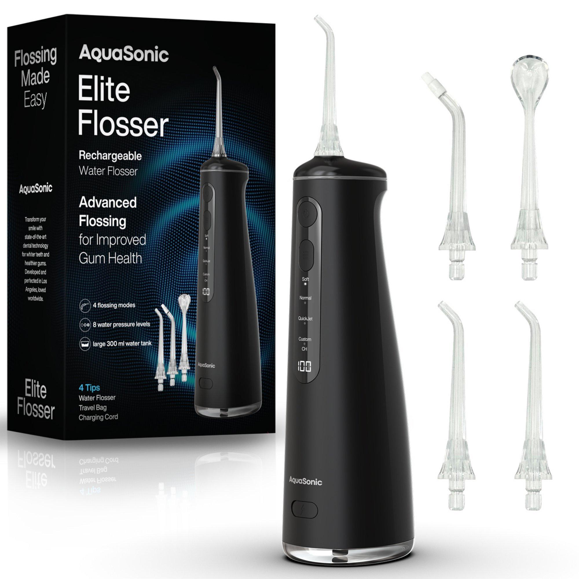 AquaSonic Elite Rechargeable Water Flosser Set #1