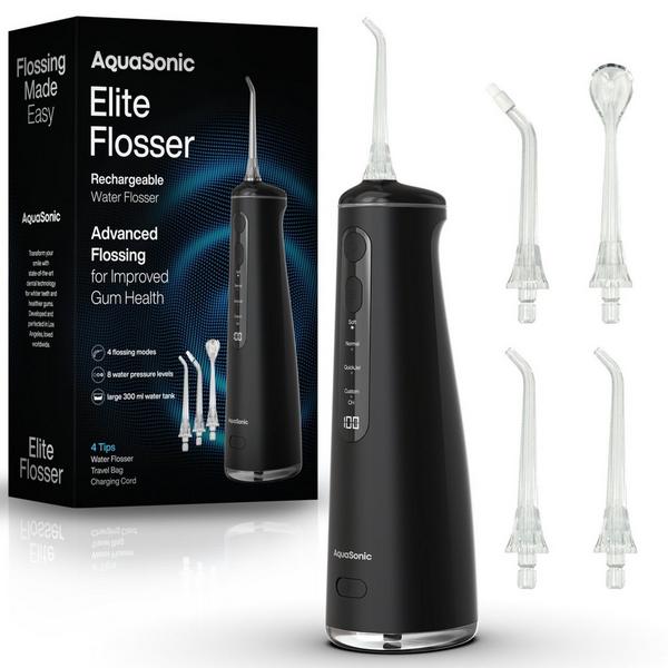 AquaSonic Elite Rechargeable Water Flosser Set #1