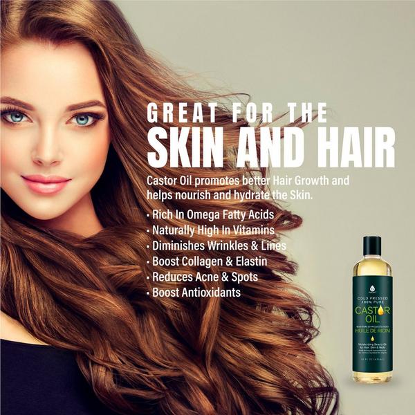 PURSONIC 100% Pure Cold Pressed Castor Oil #3