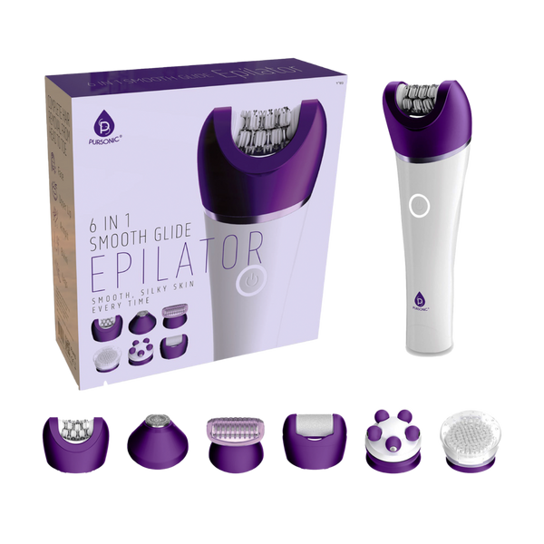 PURSONIC 6-in-1 Smooth Glide Epilator #1
